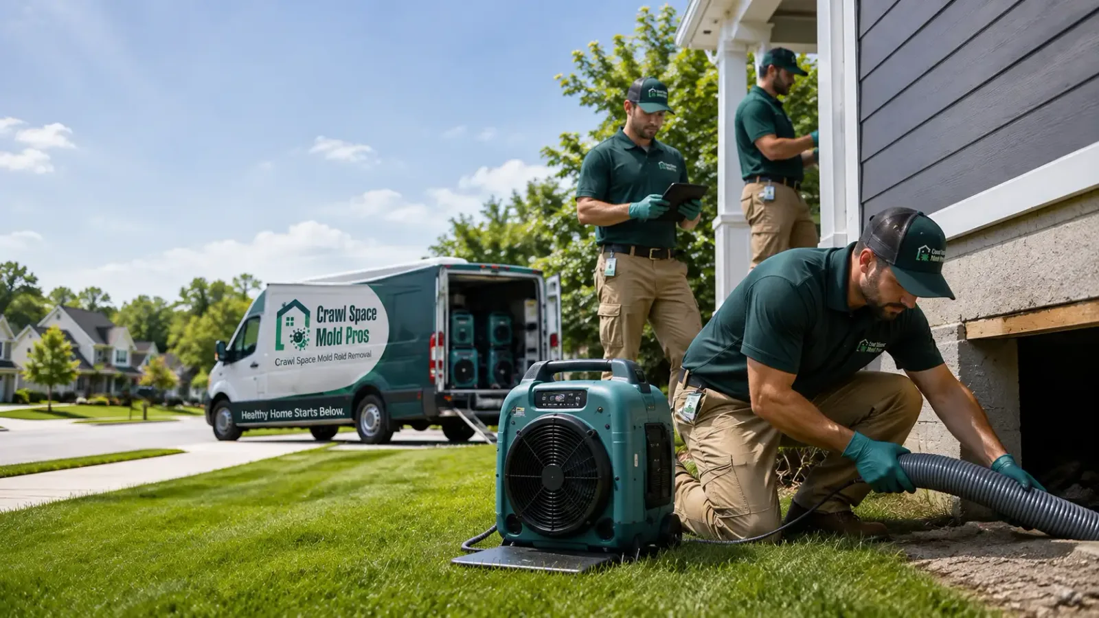 Crawl Space Mold Removal in Saint Henry, OH